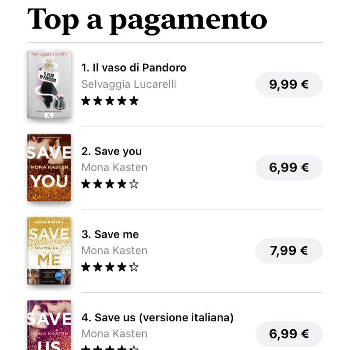 Selvaggia Lucarelli Il Vaso di Pandoro è primo su Amazon libri, Ibs, Kindle e Apple da giorni. Grazi...