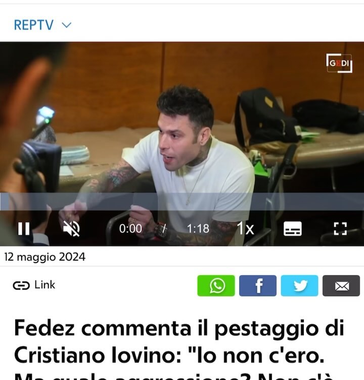 Selvaggia Lucarelli Dunque, se Fedez come ormai sembra ha mentito ed era lì, questo significherebbe ...