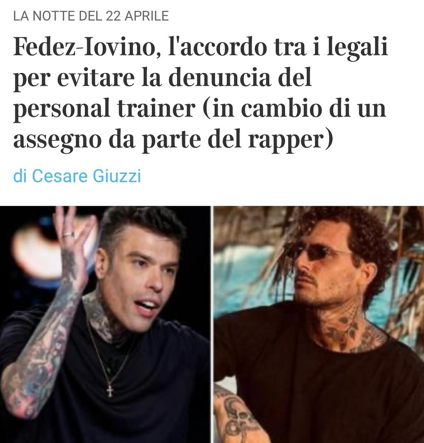 Selvaggia Lucarelli Dunque, se Fedez come ormai sembra ha mentito ed era lì, questo significherebbe ...