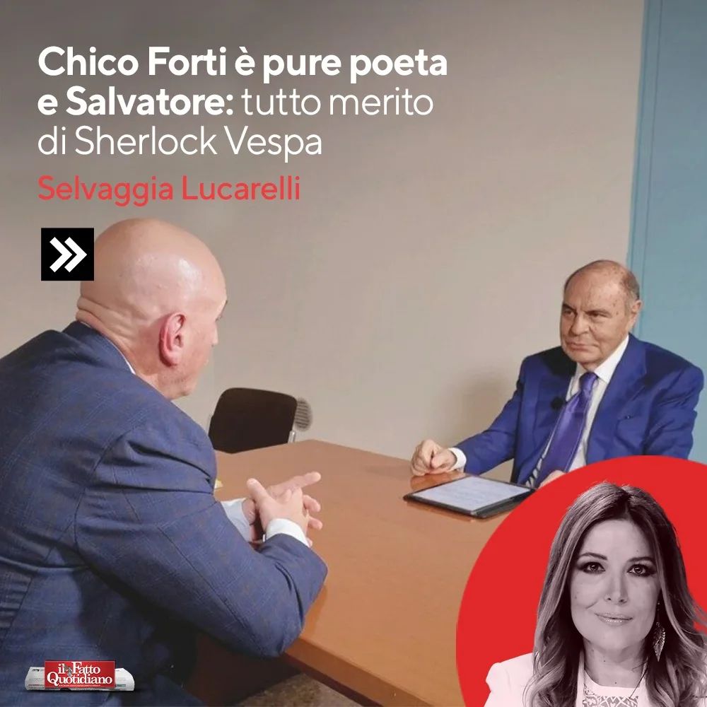 Selvaggia Lucarelli Dopo “Cinque minuti”, è andata in onda su Rai la versione “estesa” dell’intervis...