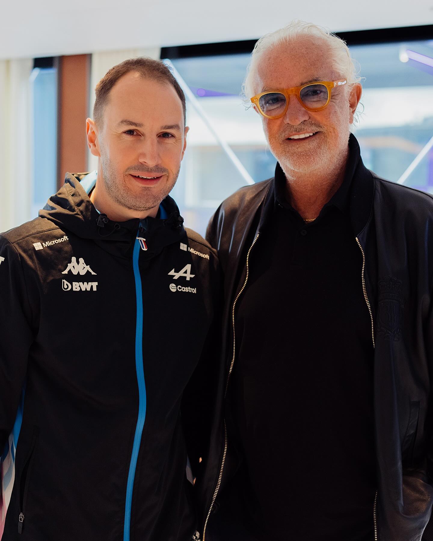 Flavio Briatore Moving forwards together. Welcoming Oli to the team...