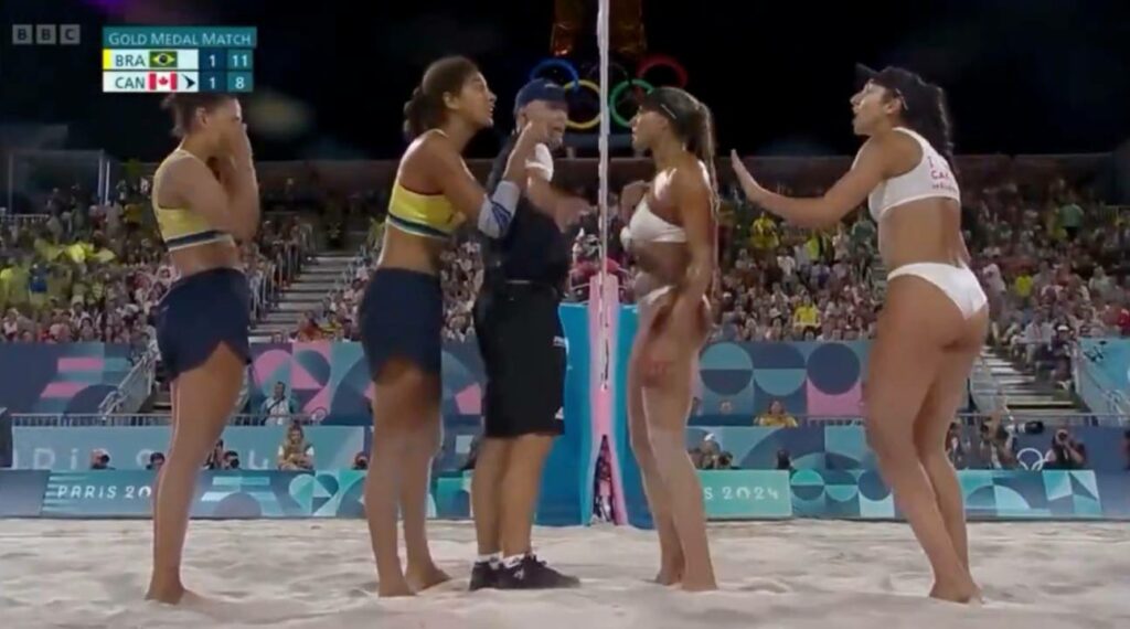 beach volley, Brasile-Canada