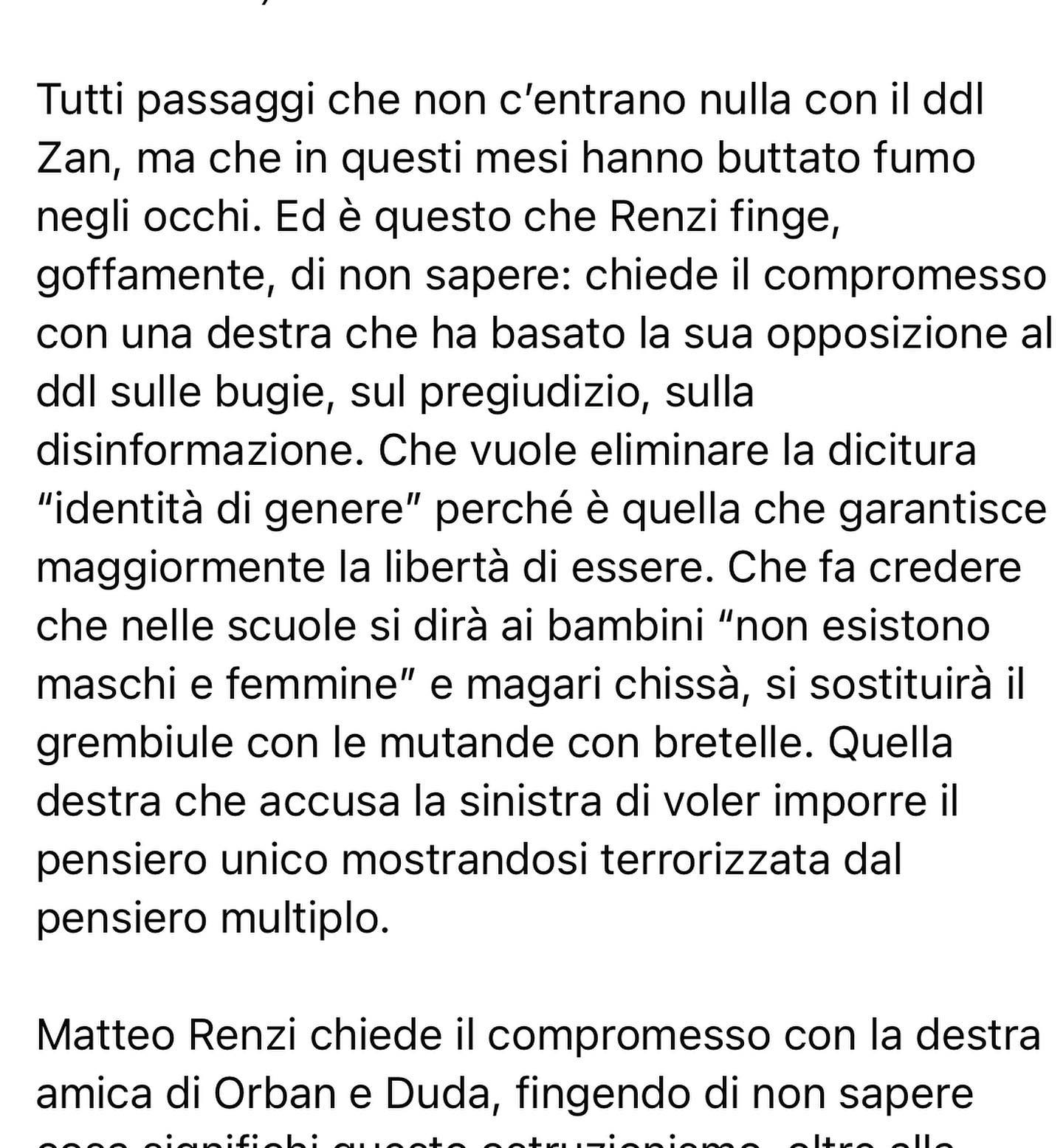 Selvaggia Lucarelli I due politici più nonbinary, più FLUIDI del Paese contro il ddl Zan, così com’è...