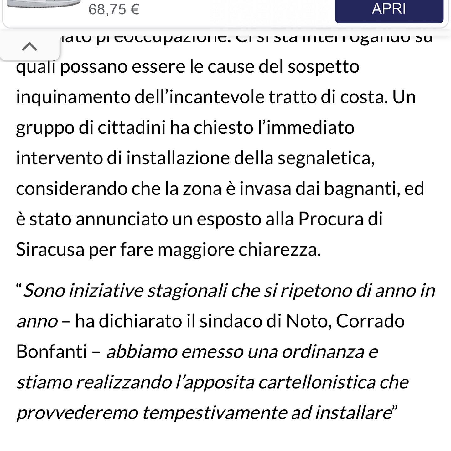 Selvaggia Lucarelli Mi dispiace tornare su Noto e i suoi problemi ma oggi ho scoperto, grazie alle s...