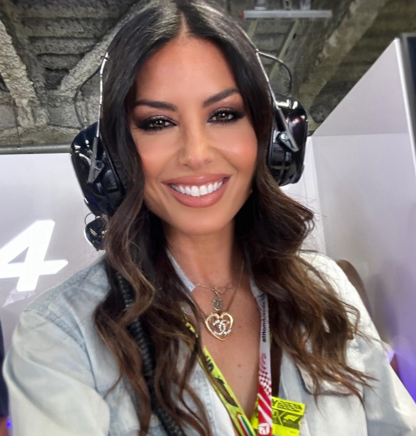 Elisabetta Gregoraci • Incredible F1 racing Sunday...