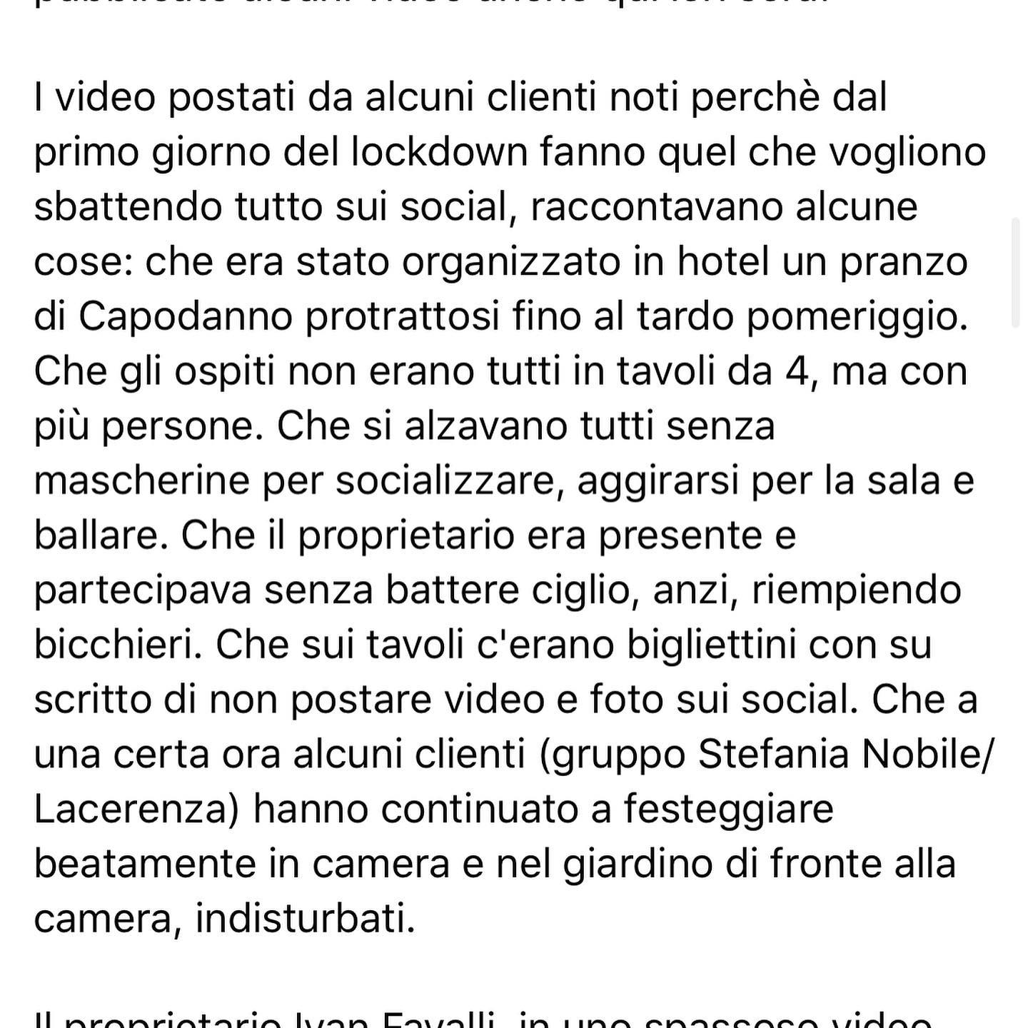 Selvaggia Lucarelli Oggi Ivan Favalli, proprietario dello  si difende dalle accuse riguardo la festi...